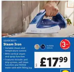 Lidl SILVERCREST Steam Iron offer