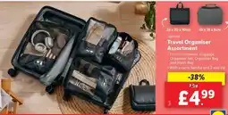 Lidl Travel Organiser Assortment offer