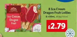 Lidl 8 Ice Cream Dragon Fruit Lollies offer