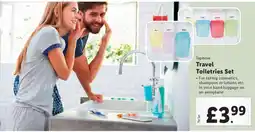 Lidl Topmove Travel Toiletries Set offer