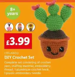 Lidl CRELANDO DIY Crochet Set offer