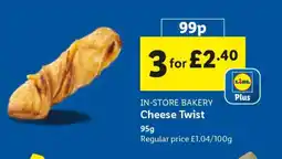 Lidl Cheese Twist offer