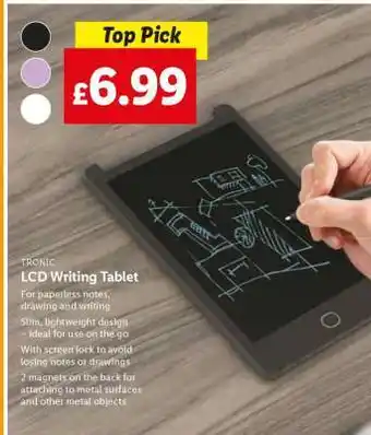 Lidl TRONIC LCD Writing Tablet offer
