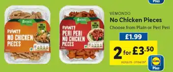 Lidl Vemondo No Chicken Pieces offer