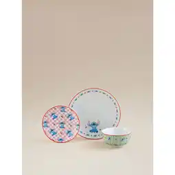 Asda Disney Disney Stitch Pink Dinner Set 12 Piece offer