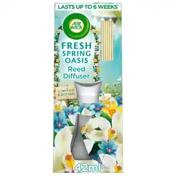Asda Air Wick Fresh Spring Oasis Essential Oils Reeds Diffuser 42ml Lasts up to 6 weeks offer