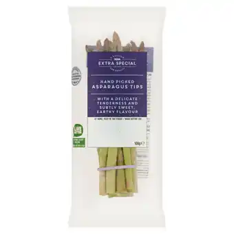 Asda ASDA Extra Special Hand Picked Asparagus Tips 100g offer
