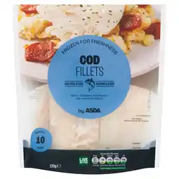 Asda ASDA Cod Fillets 320g offer