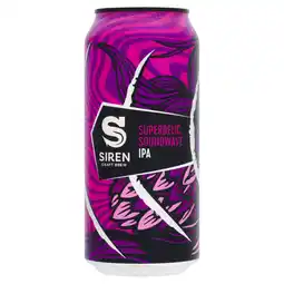 Asda Siren Craft Brew Superdelic Soundwave IPA 440ml offer