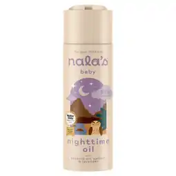 Asda Nala's Baby Nighttime Oil with Coconut Oil, Apricot & Lavender 200ml offer