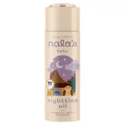 Asda Nala's Baby Nighttime Oil with Coconut Oil, Apricot & Lavender 200ml offer