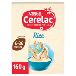 Asda Cerelac Infant Cereals with Milk Rice 160g offer