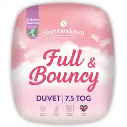 Asda Slumberdown Full & Bouncy 7.5 Tog Duvet - Single offer