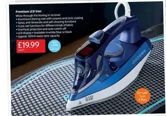 Aldi Premium LCD Iron offer