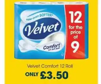 Centra Velvet Comfort 12 Roll offer