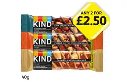Londis Kind Dark Chocolate Nuts & Sea Salt, Peanut Butter Dark Chocolate, Caramel Almond & Sea Salt offer