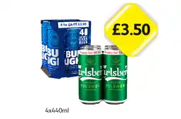 Londis Bud Light, Carlsberg offer