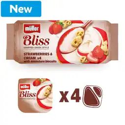 Morrisons Muller Bliss Whipped Strawberry Cream offer