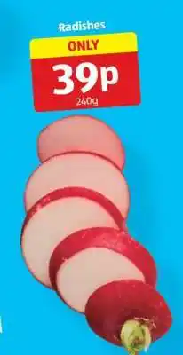 Aldi Radishes offer