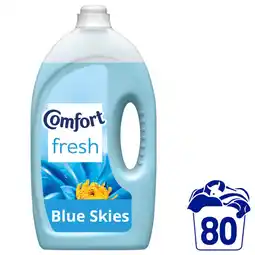 Asda Comfort Fresh Fabric Conditioner Blue Skies 80 washes (2.4 L) offer