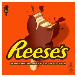 Asda Reece's Peanut Butter & Milk Chocolate Ice Cream 3 x 80ml (240ml) offer