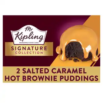 Asda Mr Kipling Signature Collection Salted Caramel Hot Brownie Puddings 2 x 105g offer