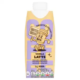 Asda ASDA Limited Edition Vanilla Flavour Latte 330ml offer