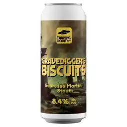 Asda Turning Point Brew Co. Gravedigger's Biscuits Espresso Martini Stout 440ml offer