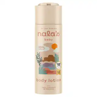 Asda Nala's Baby Body Lotion with Oats, Coconut & Hibiscus 200ml offer