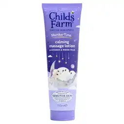 Asda Childs Farm Slumber Time Lavender & Moon Milk Calming Massage Lotion 150ml offer
