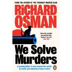 Asda Paperback We Solve Murders by Richard Osman offer