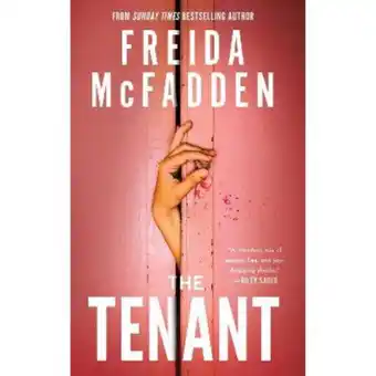 Asda Paperback The Tenant by Freida McFadden offer