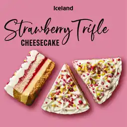 Iceland Iceland Strawberry Trifle Cheesecake 445g offer