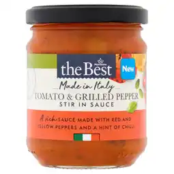 Morrisons Morrisons The Best Tomato & Grilled Pepper Sauce 190g offer