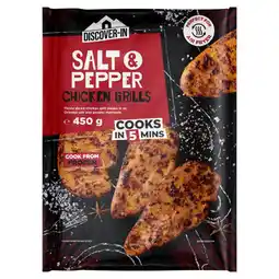 Asda Discover-In Salt & Pepper Chicken Grills 450g offer