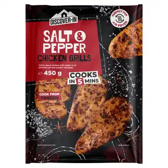 Asda Discover-In Salt & Pepper Chicken Grills 450g offer