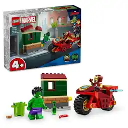 Asda LEGO Marvel Iron Man with Bike and The Hulk Set 76287 offer