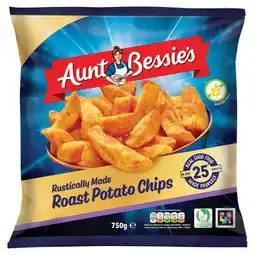 Asda Aunt Bessie's Rustically Made Roast Potato Chips 750g offer