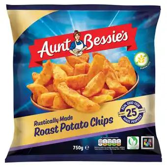 Asda Aunt Bessie's Rustically Made Roast Potato Chips 750g offer