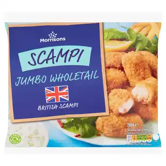 Morrisons Morrisons Jumbo Wholetail Scampi offer