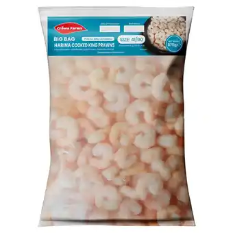 Morrisons Crown Farms Big Bag Cooked & Peeled King Prawns 875g offer