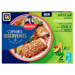 Morrisons Birds Eye Mexican Lime & Chilli Fish Fillets 220g offer