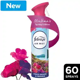 Morrisons Febreze Air Mist Enchanted Wildflowers 185ml offer