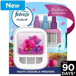 Morrisons Febreze 3volution Starter Kit Enchanted Wildflowers offer