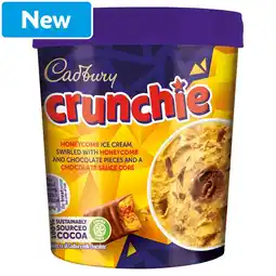 Morrisons Cadbury Crunchie Ice Cream Tub offer