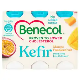 Morrisons Benecol Kefir Mango Passionfruit Yogurt Drink 6 Packl offer