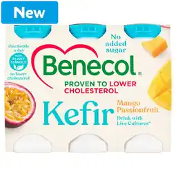 Morrisons Benecol Kefir Mango Passionfruit Yogurt Drink 6 Packl offer
