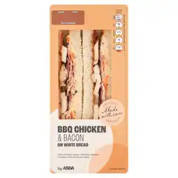 Asda ASDA BBQ Chicken & Bacon on White Bread offer