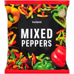 Iceland Iceland Mixed Peppers 780g offer