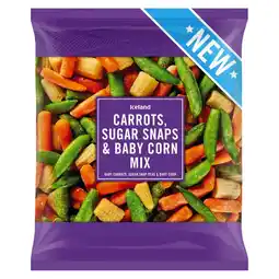 Iceland Iceland Carrots, Sugar Snaps and Baby Corn Mix 1kg offer